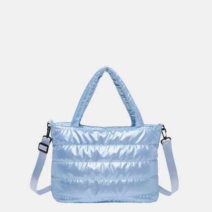SAMA - PU Leather Crossbody Bag – Adjustable Strap & Zipper Closure