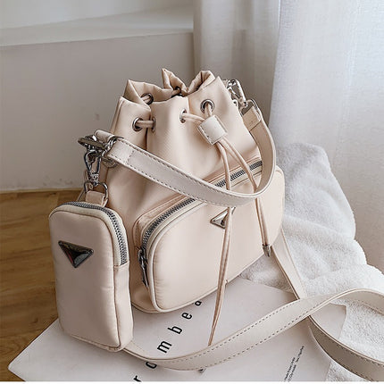 SAMA Nylon Shoulder Tote for Women – Lightweight, Daily Carry