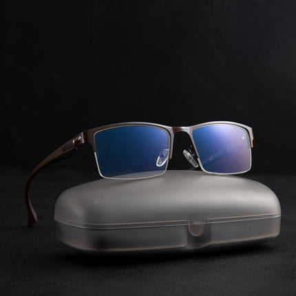 SAMA - Titanium Blue Light Glasses – Anti-Eye Strain Gaming Eyewear
