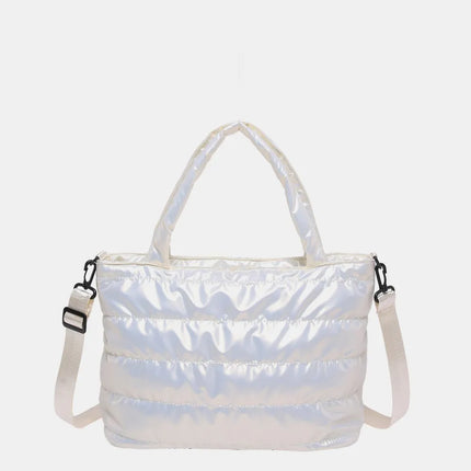SAMA - PU Leather Crossbody Bag – Adjustable Strap & Zipper Closure