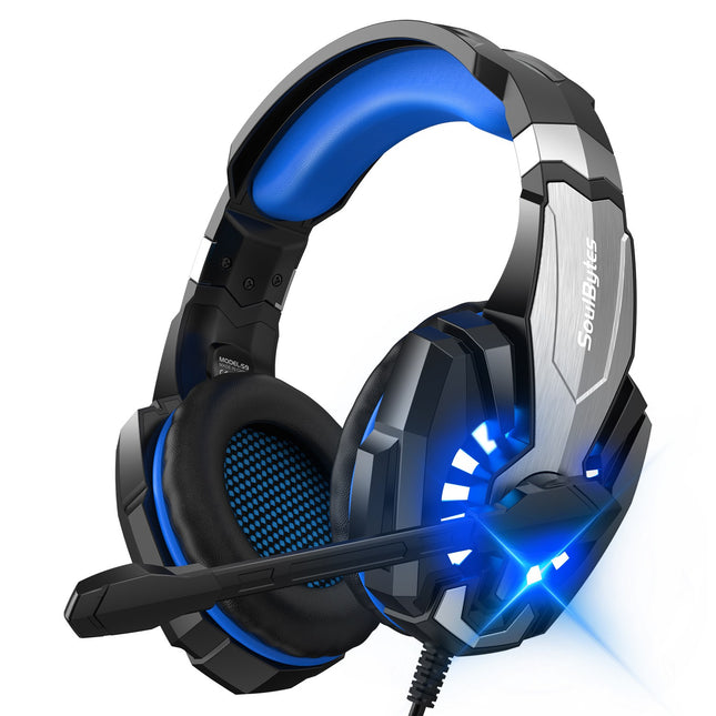 SAMA - S9 Wired Gaming Headset – 3.5mm Plug, Mic, Luminous for PS4/PC
