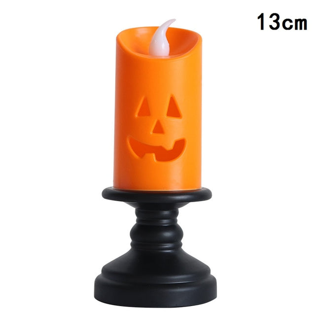 SAMA - LED Halloween Pumpkin Candle Light Flickering Flame Decor