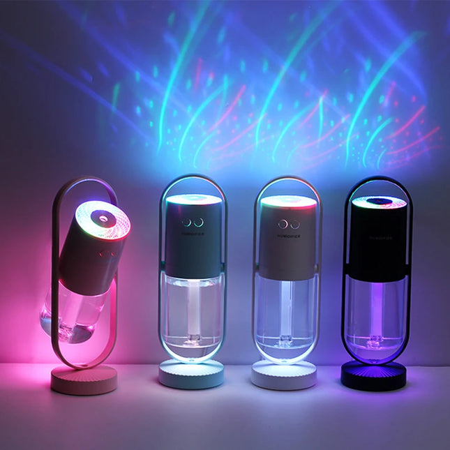 SAMA - Mini USB Night Light Humidifier – Colorful Projection Mist Lamp